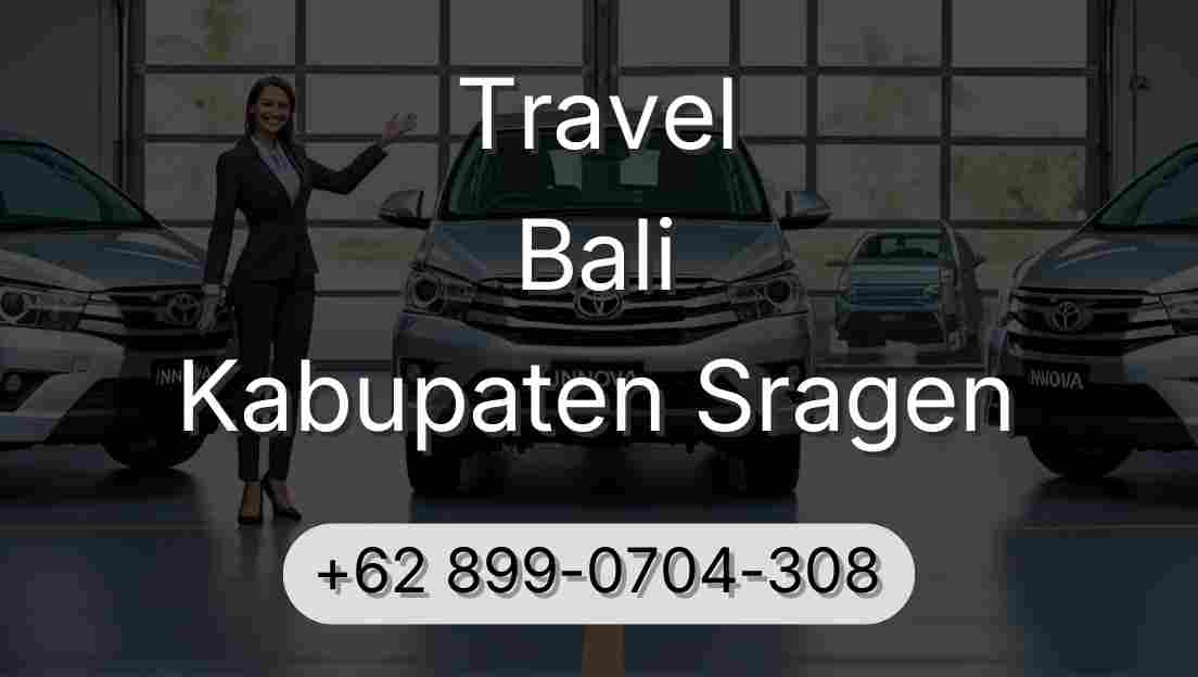 Travel Bali Kabupaten Sragen