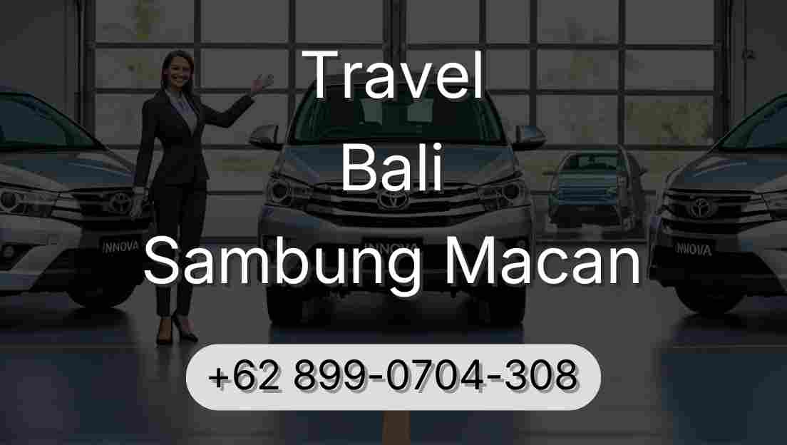 Travel Bali Sambung Macan