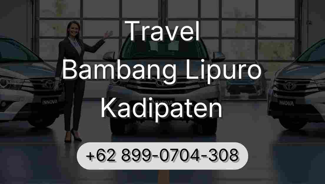 Travel Bambang Lipuro Kadipaten