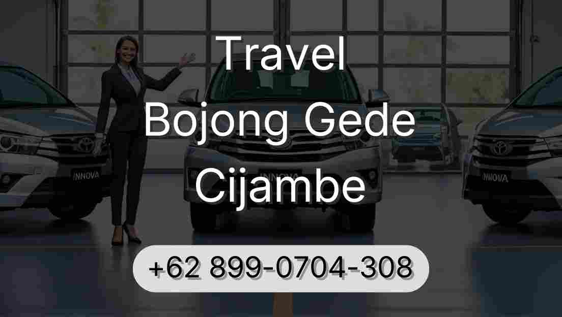 Travel Bojong Gede Cijambe