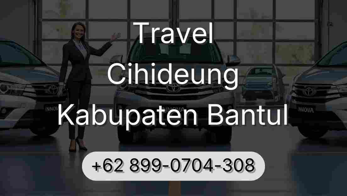 Travel Cihideung Kabupaten Bantul