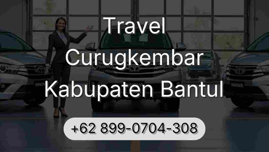 Travel Curugkembar Kabupaten Bantul