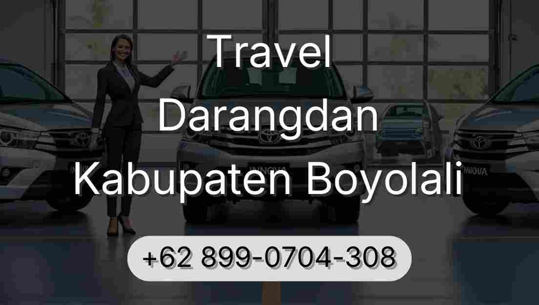 Travel Darangdan Kabupaten Boyolali