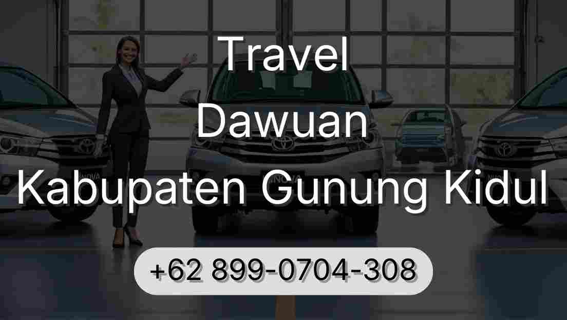 Travel Dawuan Kabupaten Gunung Kidul