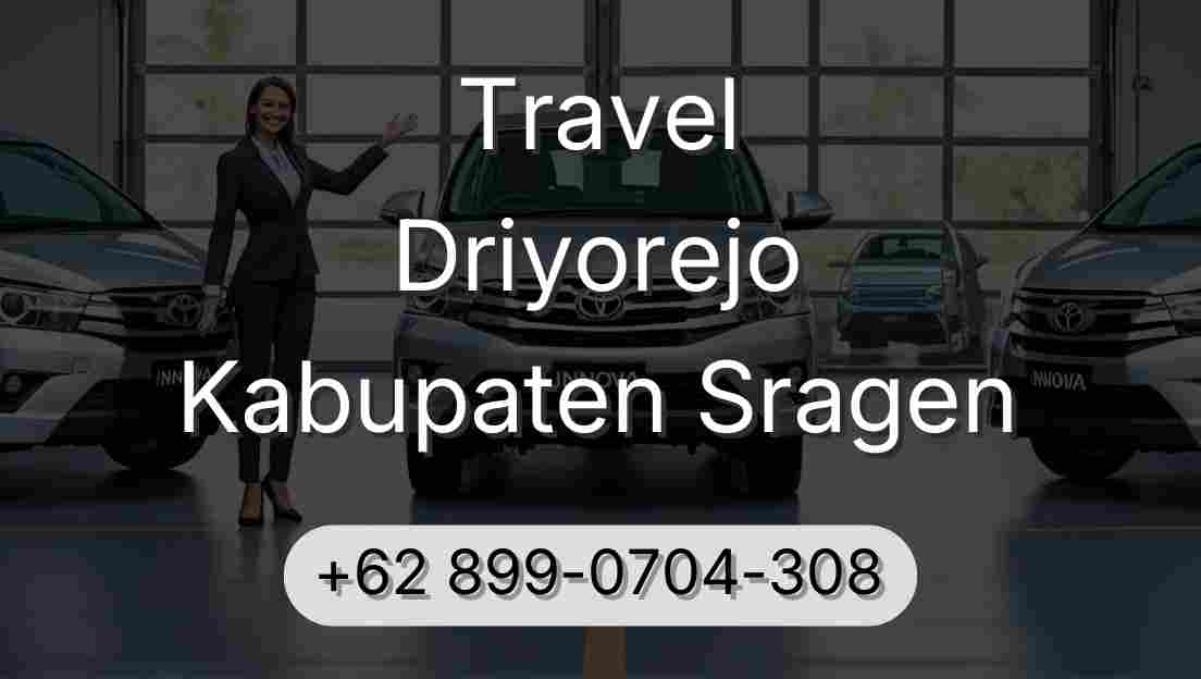 Travel Driyorejo Kabupaten Sragen