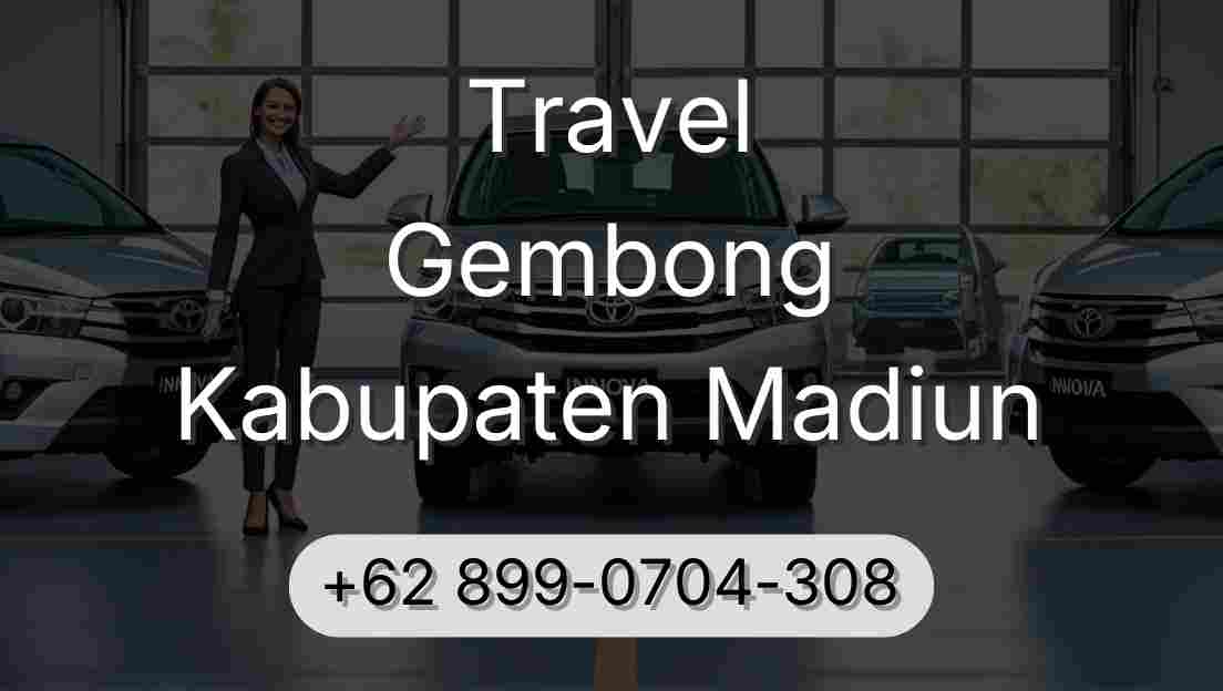 Travel Gembong Kabupaten Madiun