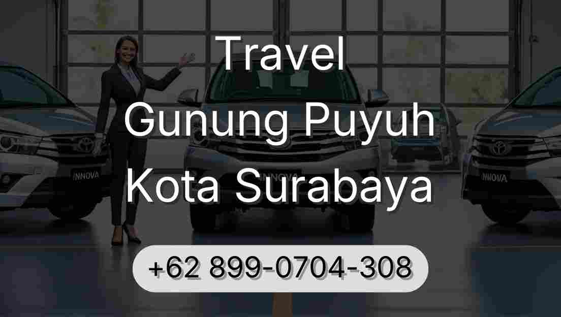 Travel Gunung Puyuh Kota Surabaya