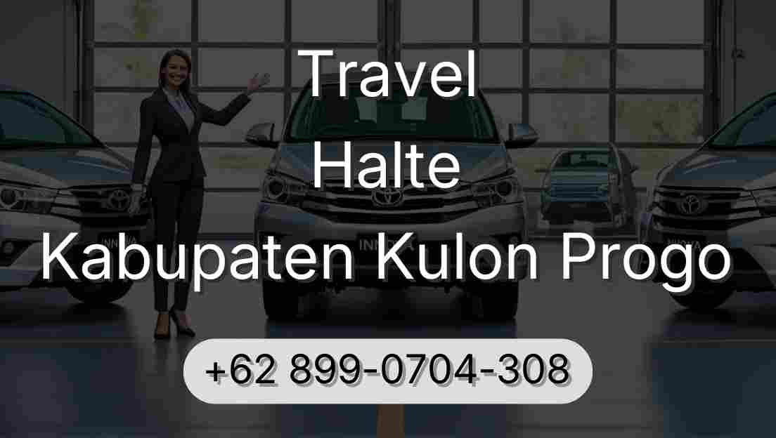 Travel Halte Kabupaten Kulon Progo