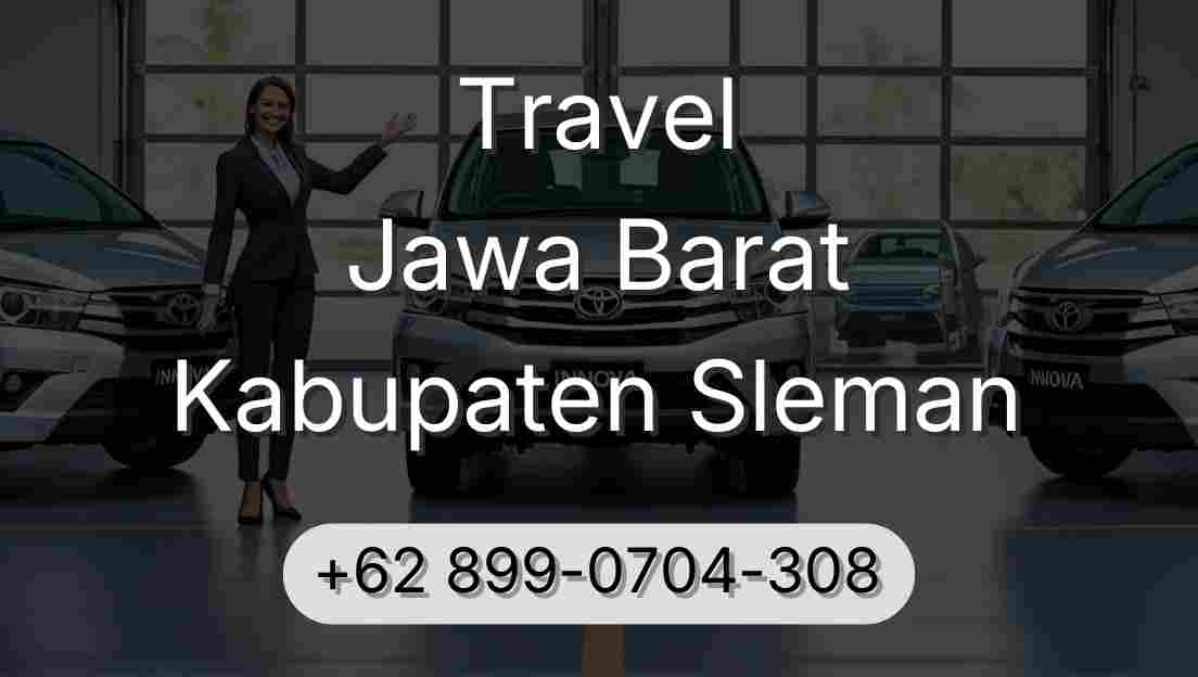 Travel Jawa Barat Kabupaten Sleman