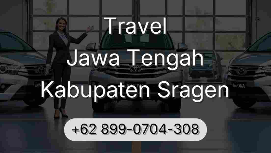 Travel Jawa Tengah Kabupaten Sragen