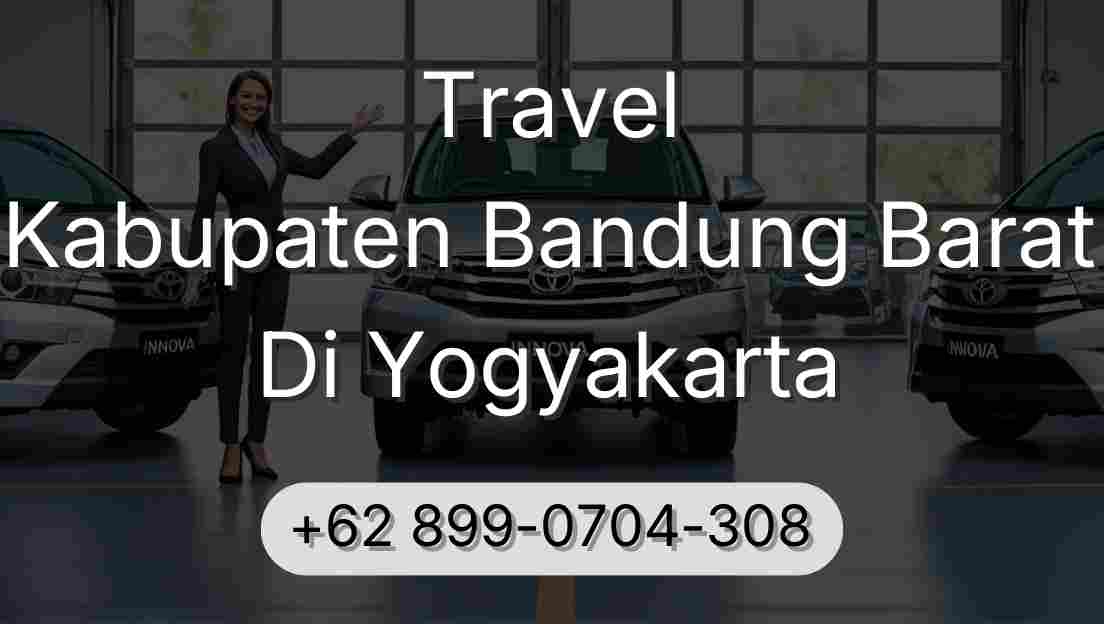 Travel Kabupaten Bandung Barat Di Yogyakarta