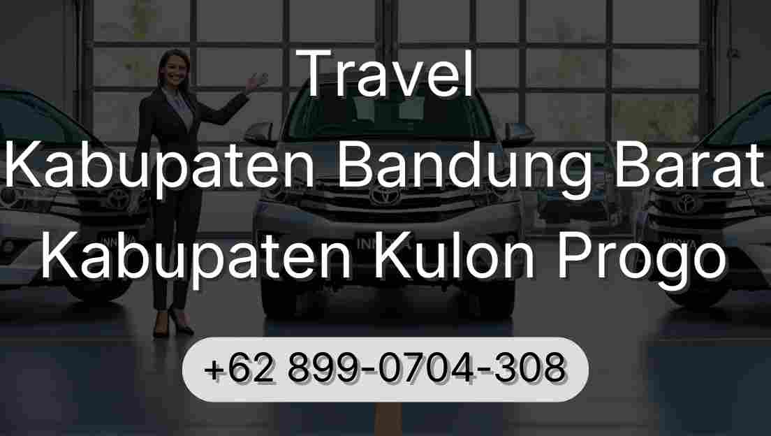Travel Kabupaten Bandung Barat Kabupaten Kulon Progo