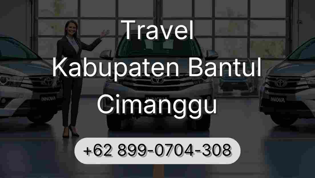 Travel Kabupaten Bantul Cimanggu