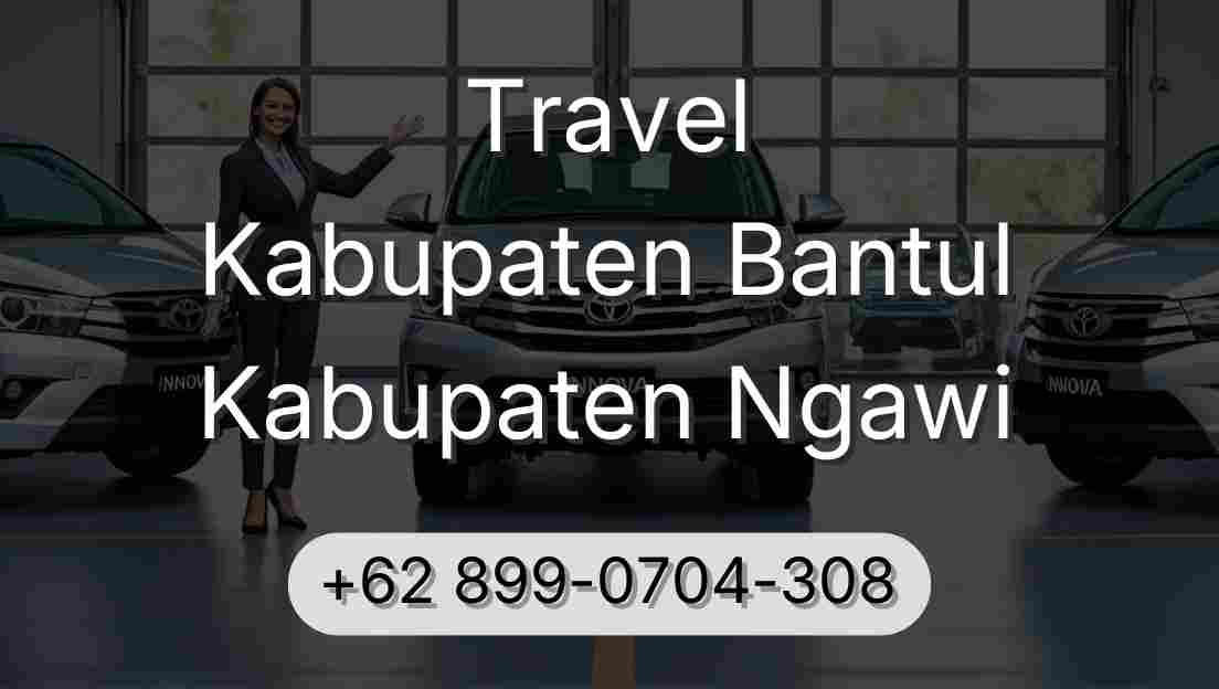 Travel Kabupaten Bantul Kabupaten Ngawi