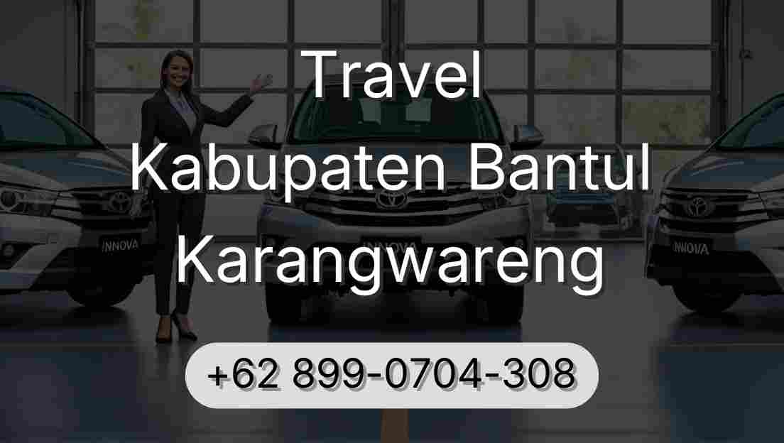 Travel Kabupaten Bantul Karangwareng