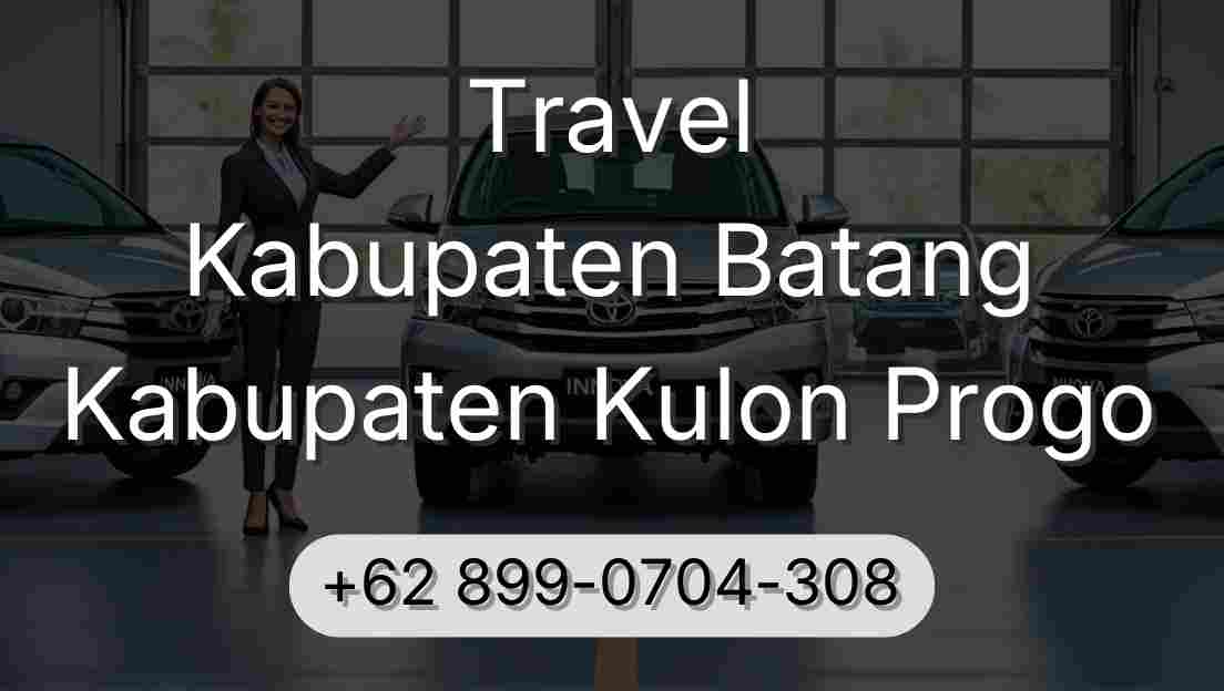 Travel Kabupaten Batang Kabupaten Kulon Progo