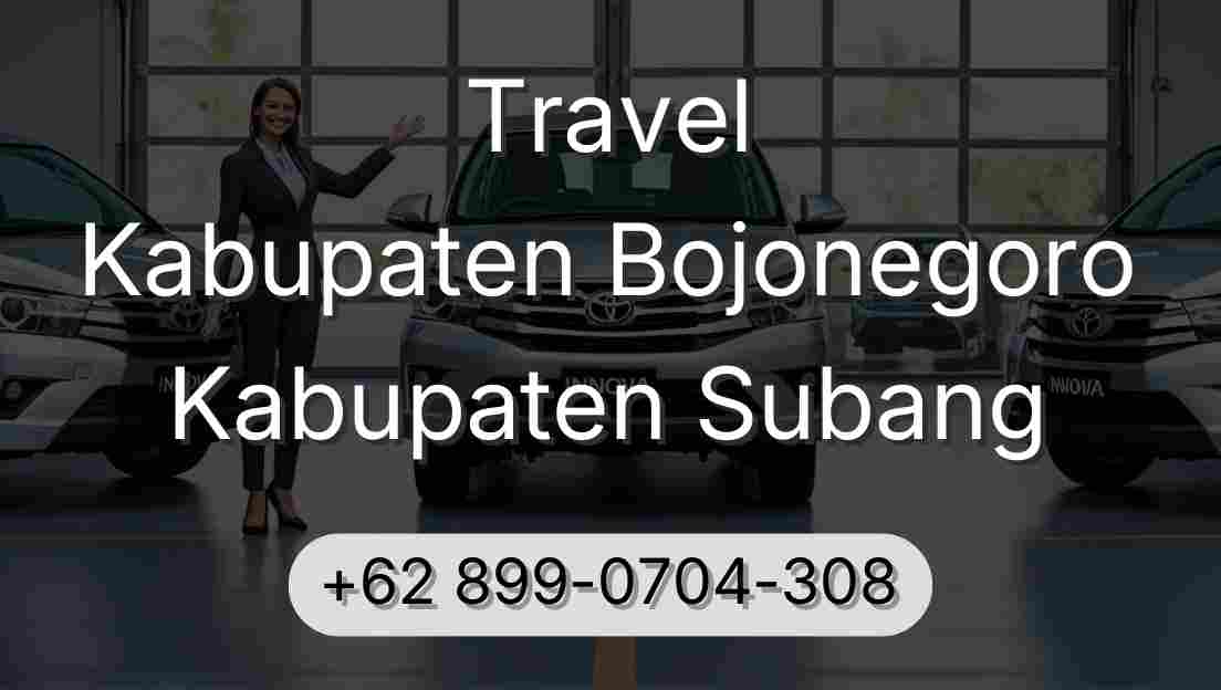 Travel Kabupaten Bojonegoro Kabupaten Subang