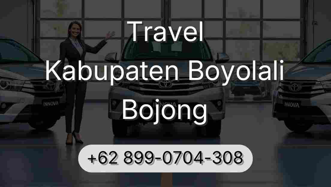 Travel Kabupaten Boyolali Bojong