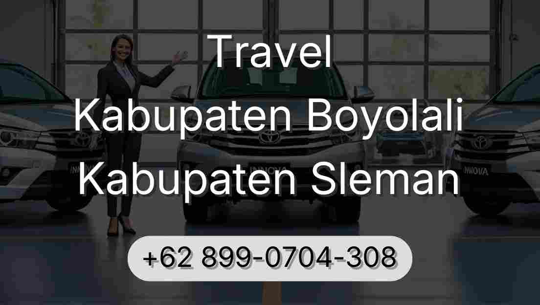 Travel Kabupaten Boyolali Kabupaten Sleman
