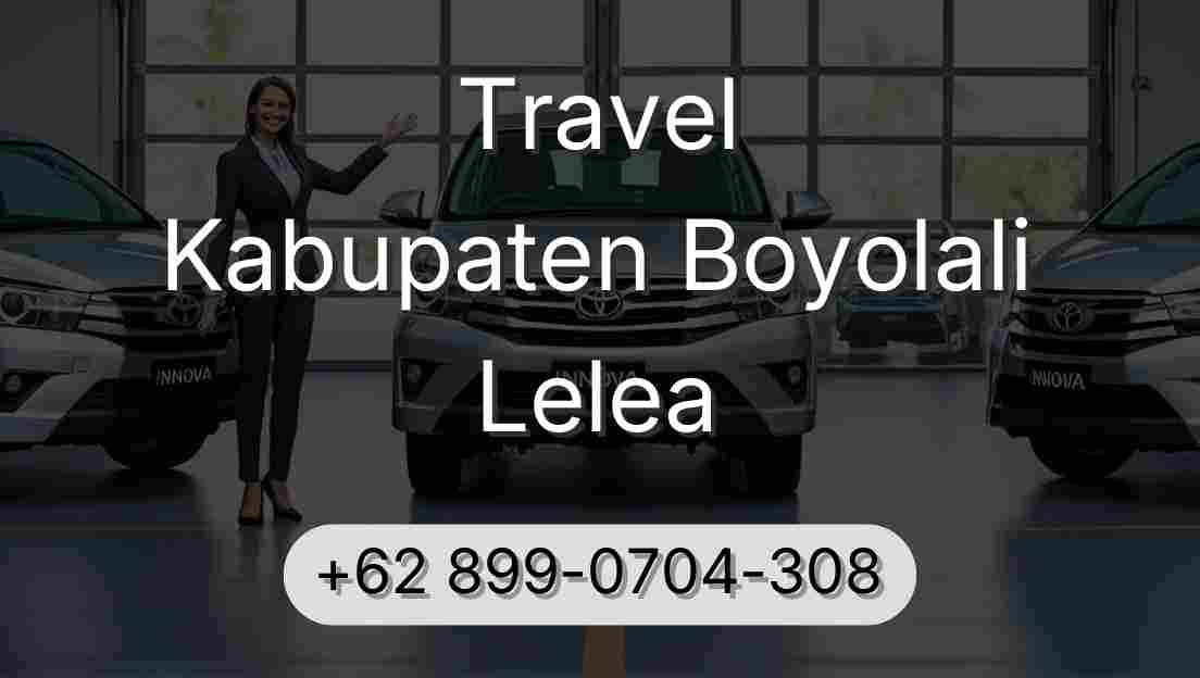 Travel Kabupaten Boyolali Lelea