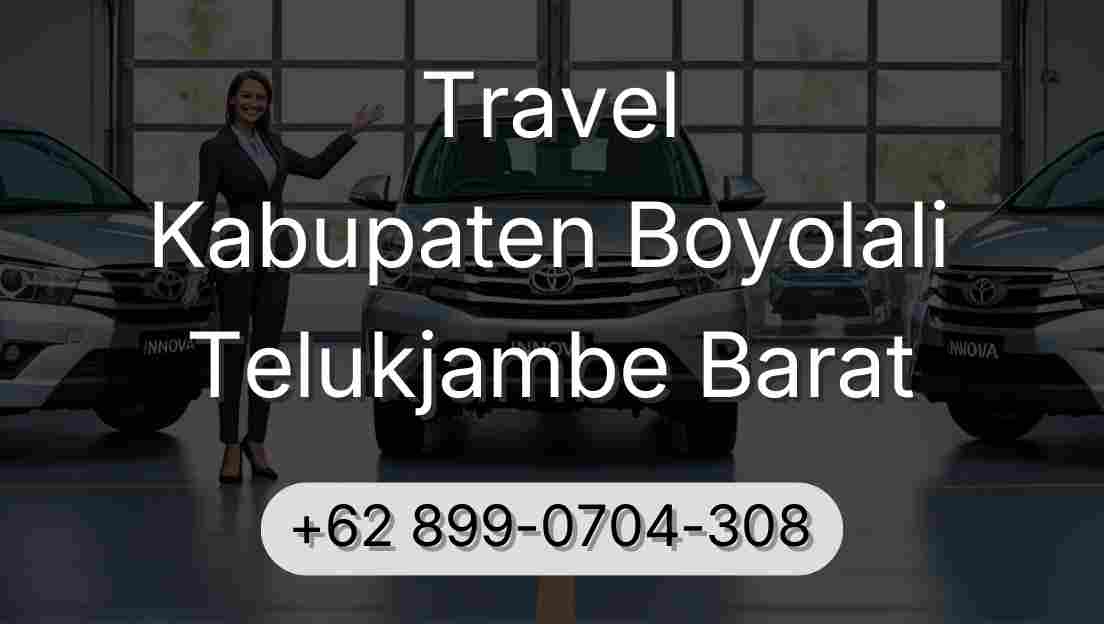 Travel Kabupaten Boyolali Telukjambe Barat