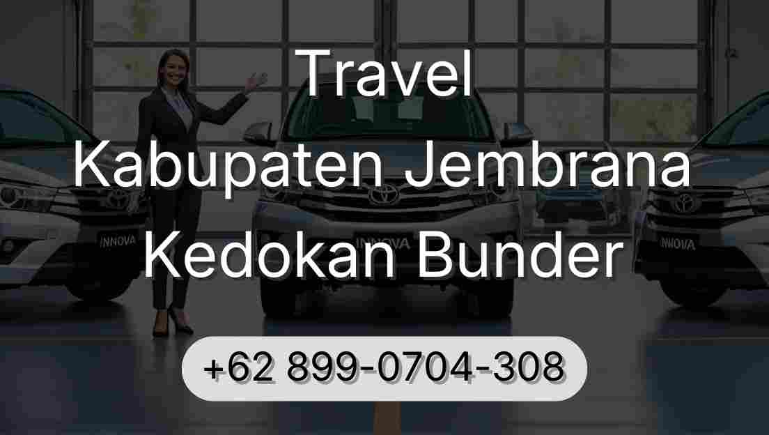 Travel Kabupaten Jembrana Kedokan Bunder