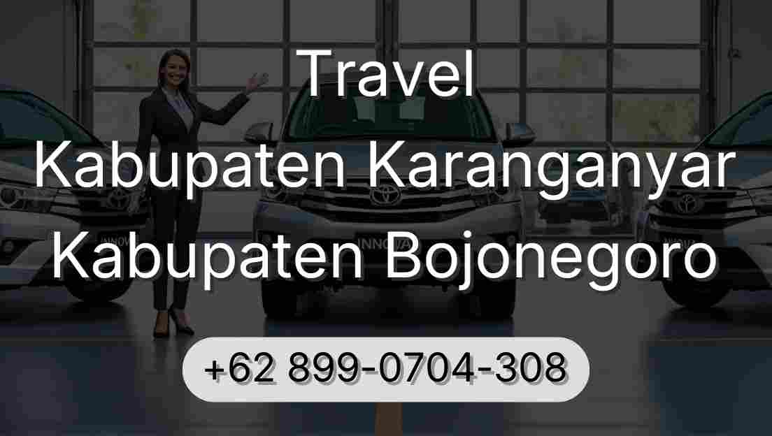 Travel Kabupaten Karanganyar Kabupaten Bojonegoro