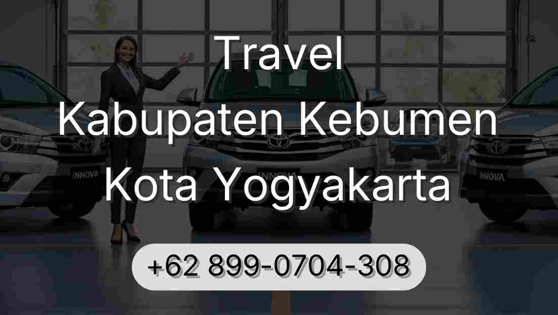 Travel Kabupaten Kebumen Kota Yogyakarta