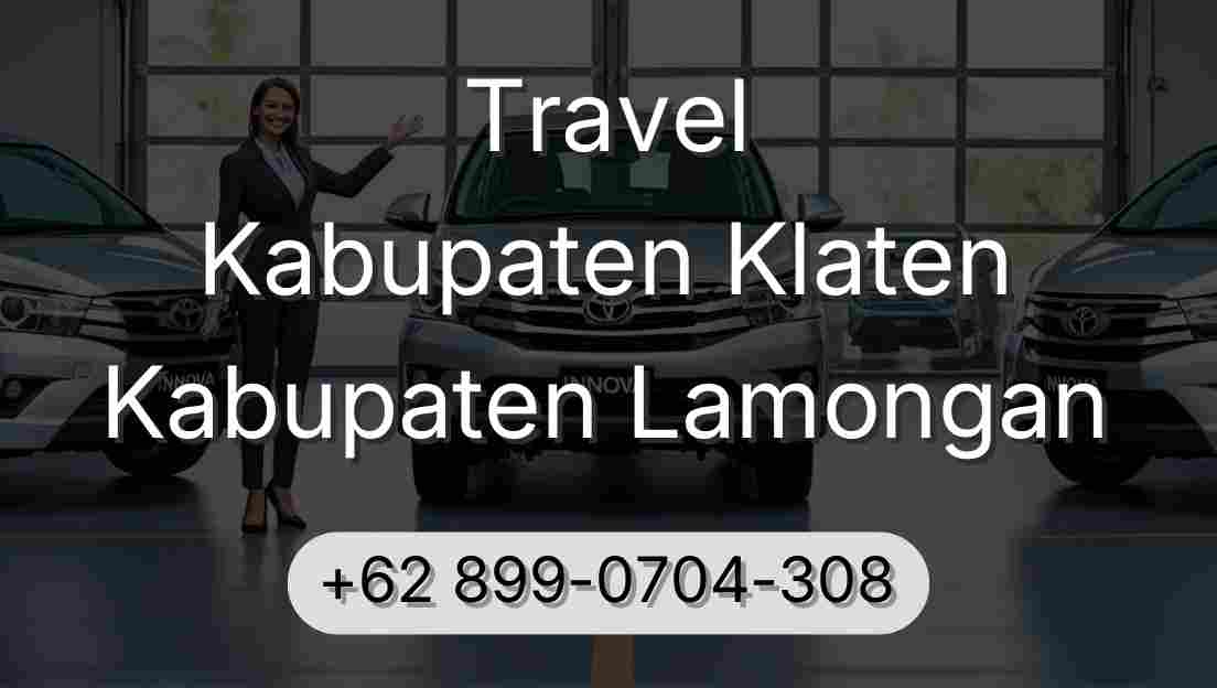 Travel Kabupaten Klaten Kabupaten Lamongan