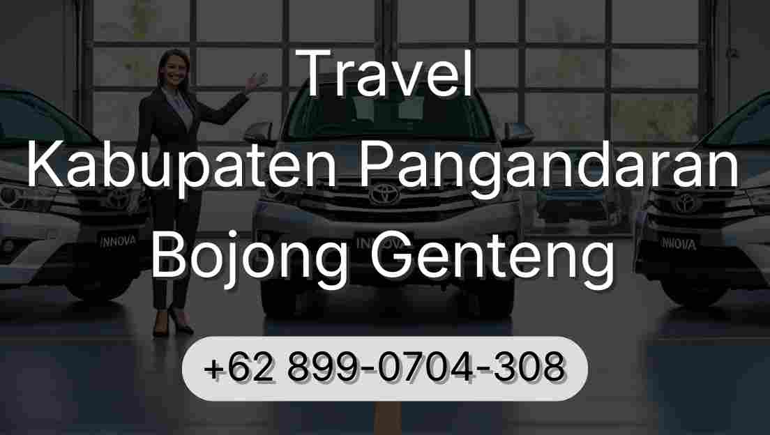 Travel Kabupaten Pangandaran Bojong Genteng