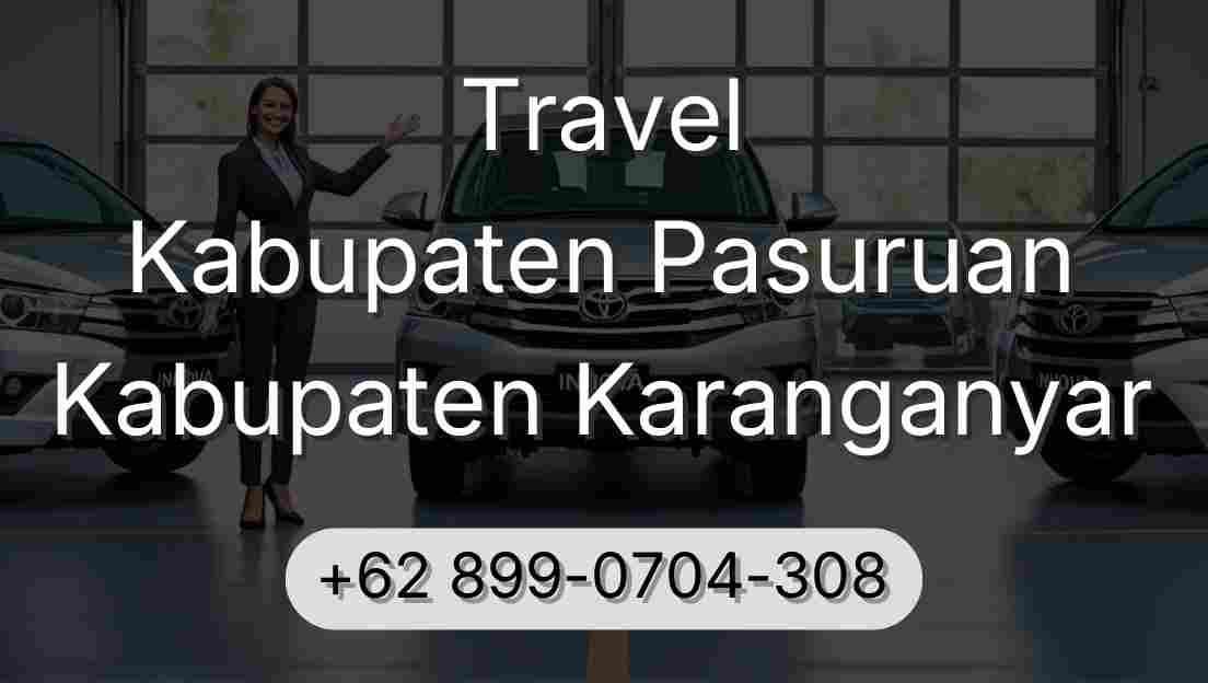 Travel Kabupaten Pasuruan Kabupaten Karanganyar