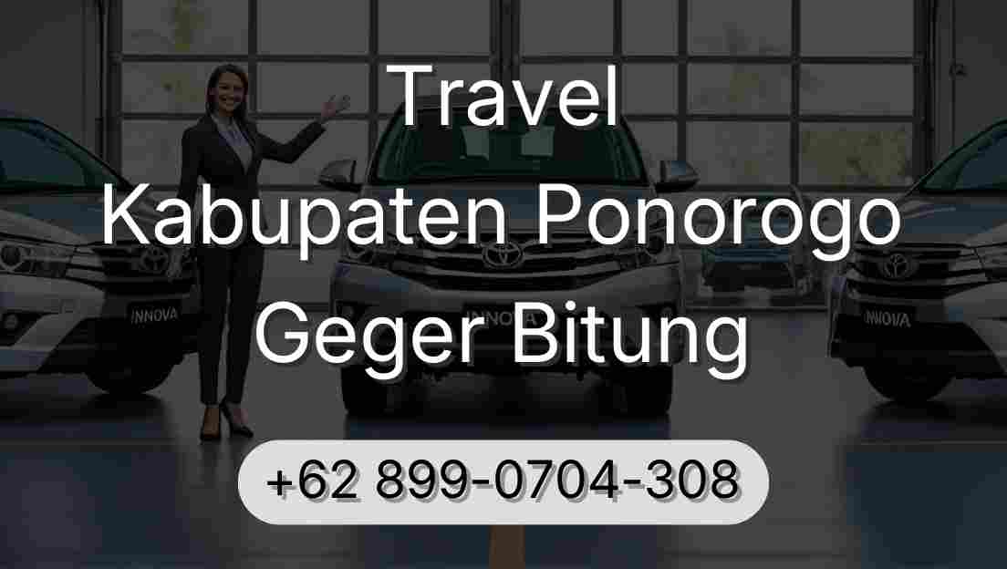 Travel Kabupaten Ponorogo Geger Bitung