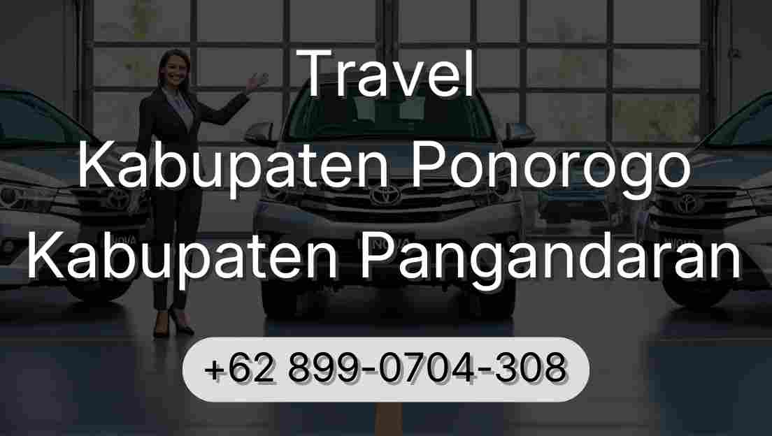 Travel Kabupaten Ponorogo Kabupaten Pangandaran