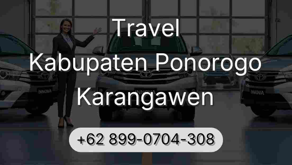 Travel Kabupaten Ponorogo Karangawen