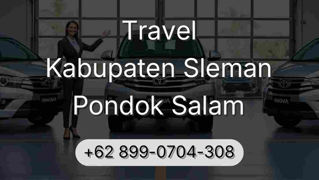 Travel Kabupaten Sleman Pondok Salam