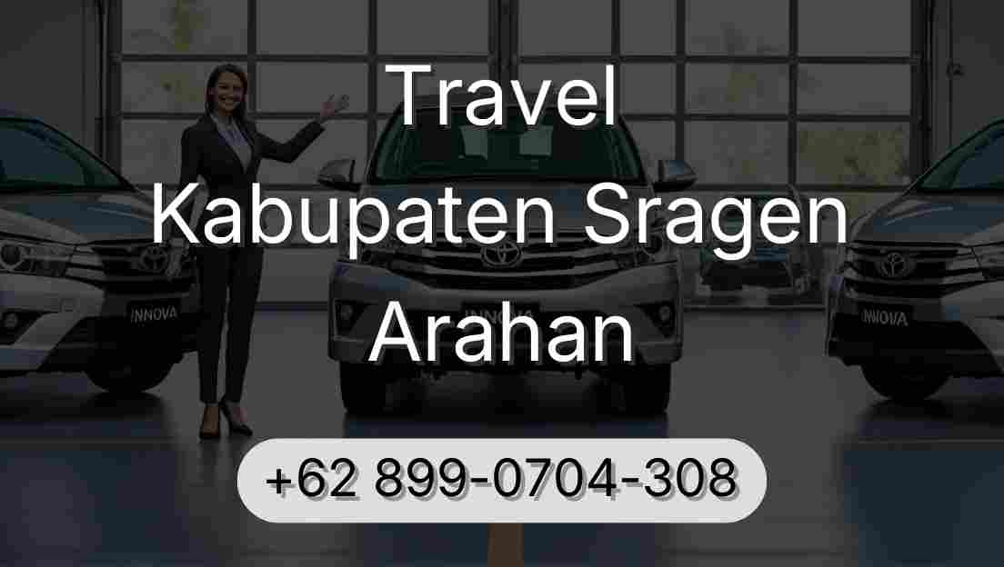 Travel Kabupaten Sragen Arahan