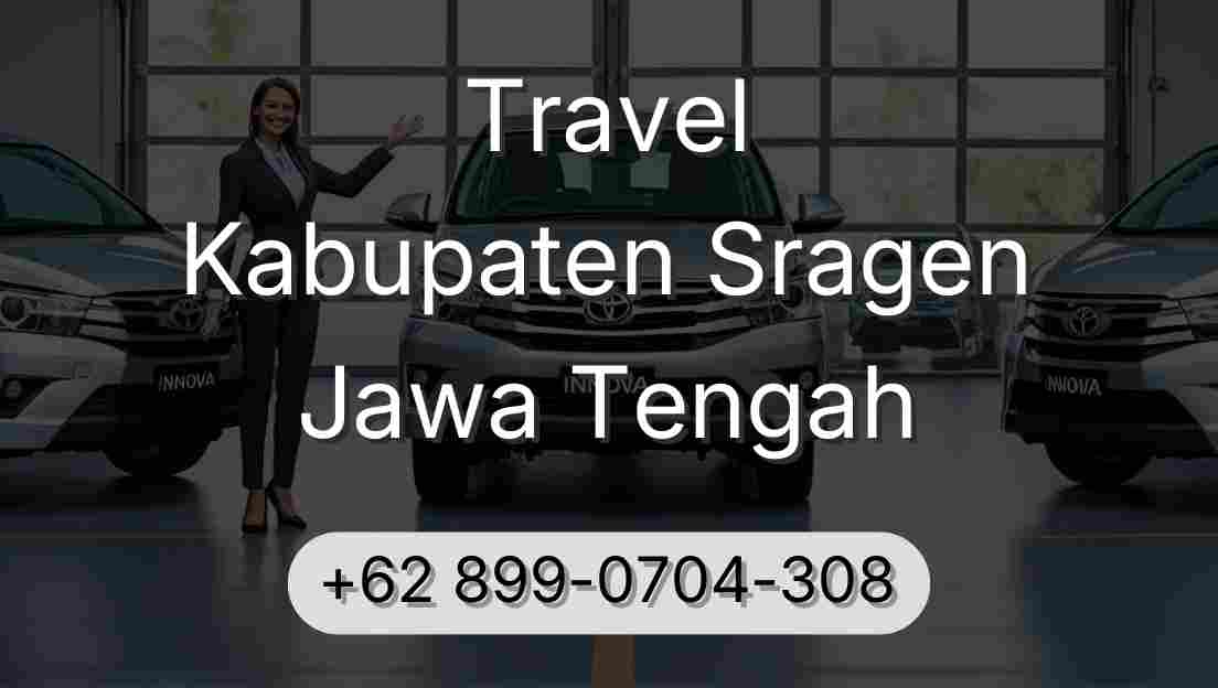 Travel Kabupaten Sragen Jawa Tengah