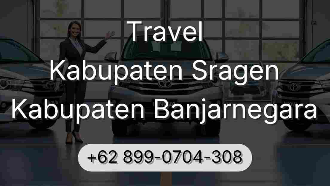 Travel Kabupaten Sragen Kabupaten Banjarnegara