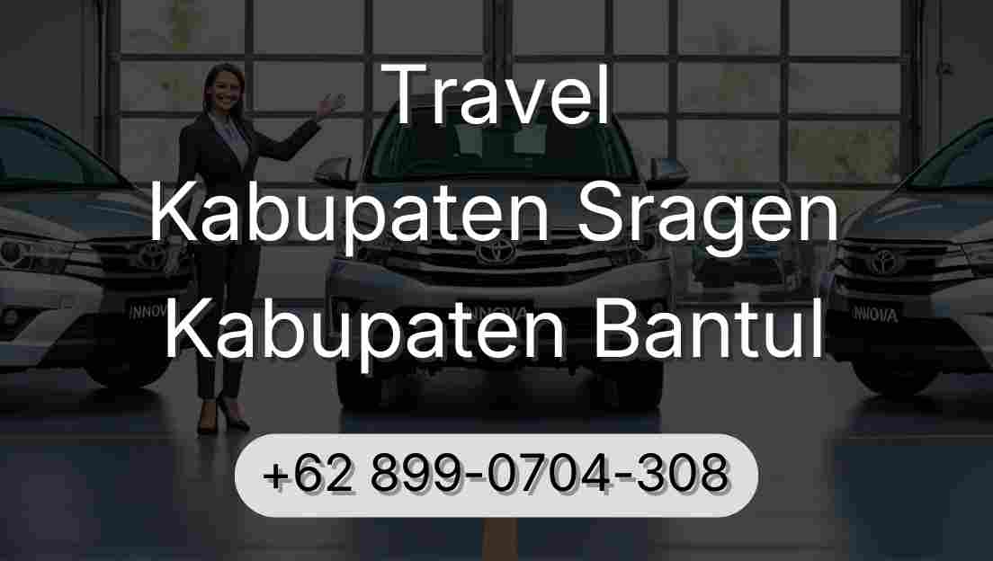 Travel Kabupaten Sragen Kabupaten Bantul