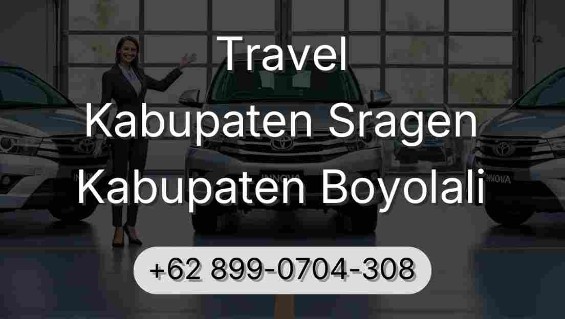 Travel Kabupaten Sragen Kabupaten Boyolali
