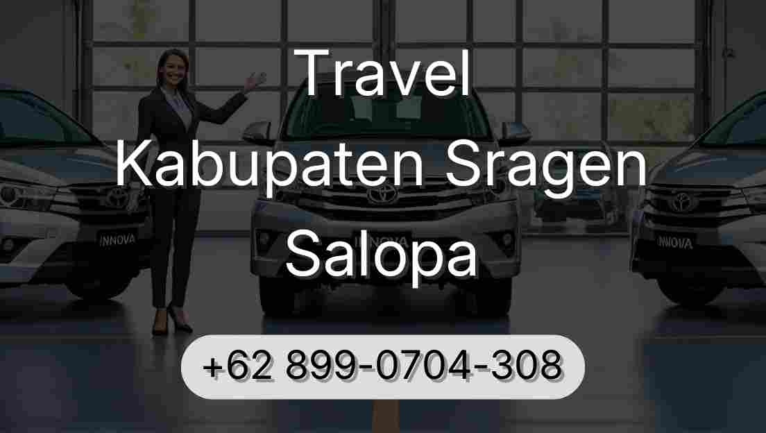 Travel Kabupaten Sragen Salopa