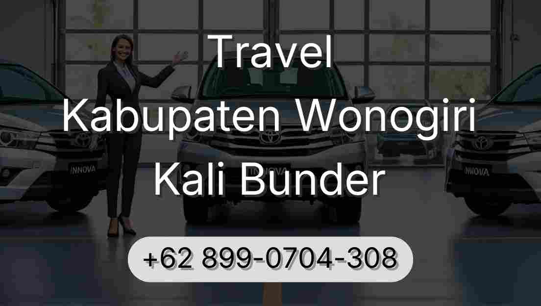 Travel Kabupaten Wonogiri Kali Bunder