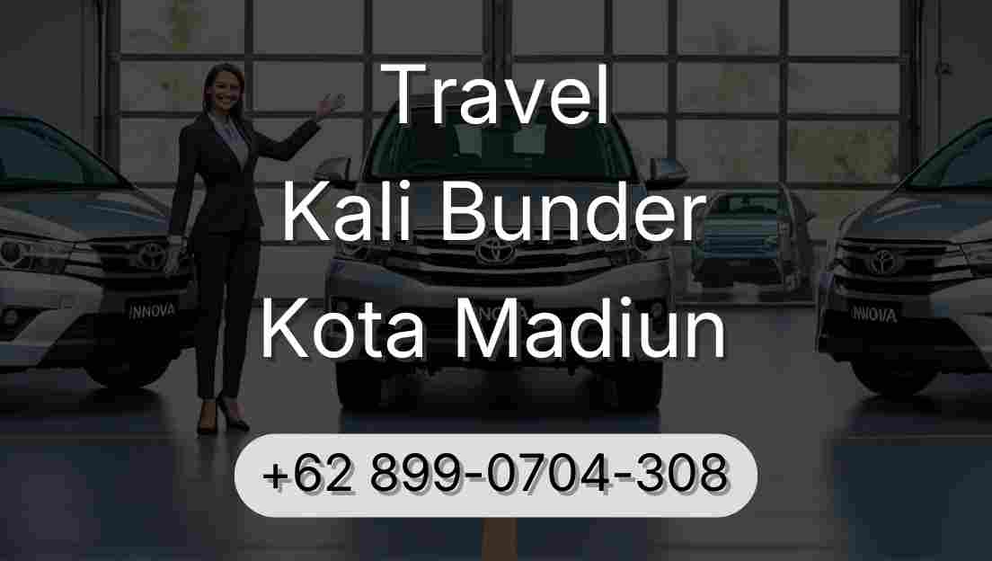 Travel Kali Bunder Kota Madiun
