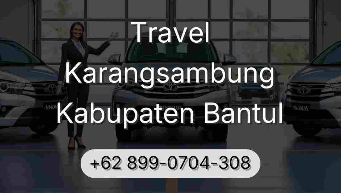 Travel Karangsambung Kabupaten Bantul