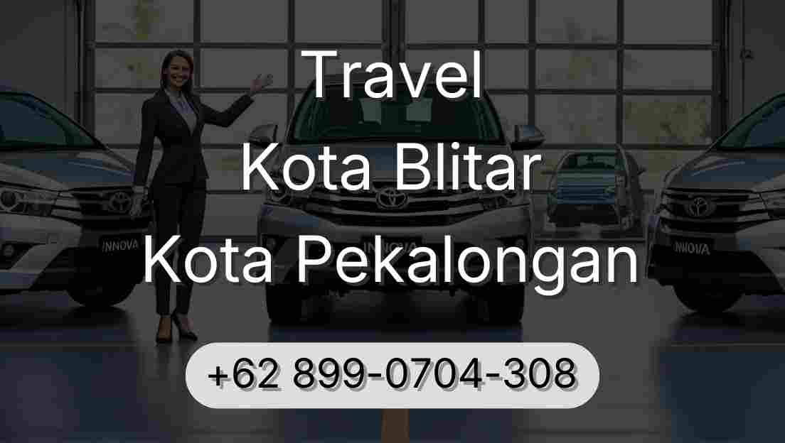 Travel Kota Blitar Kota Pekalongan