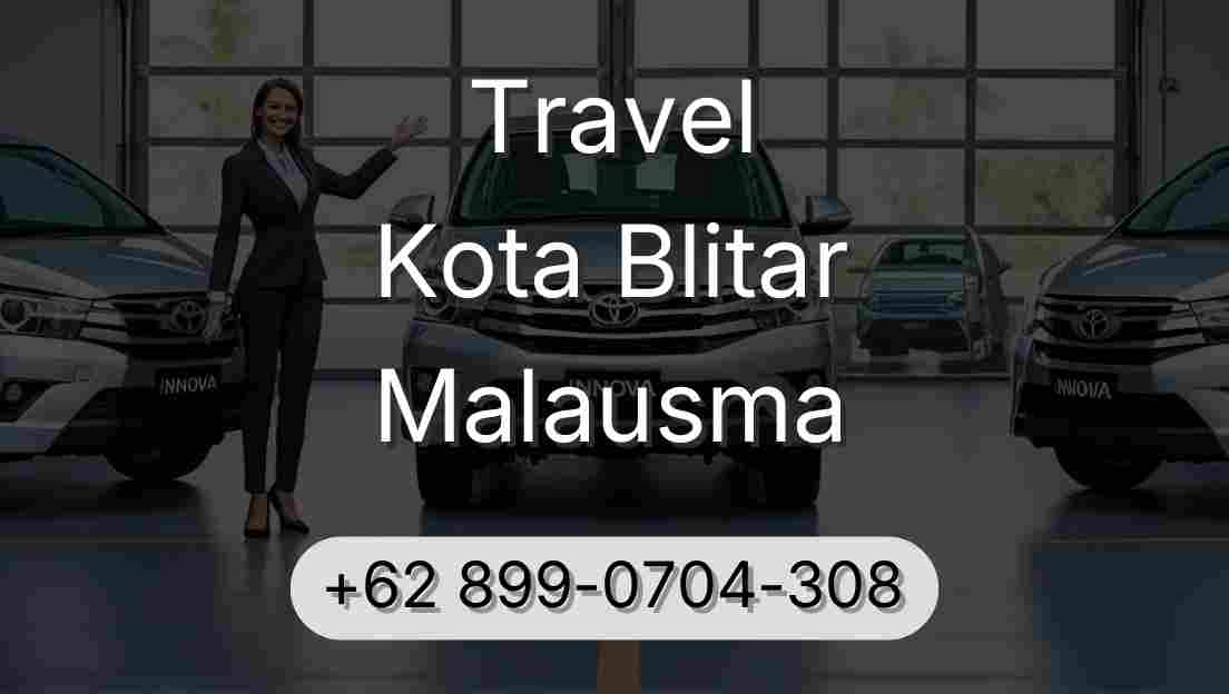 Travel Kota Blitar Malausma