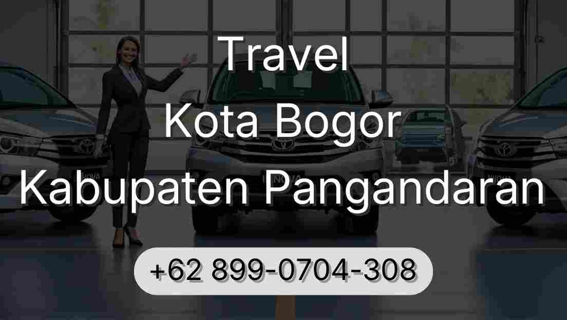Travel Kota Bogor Kabupaten Pangandaran