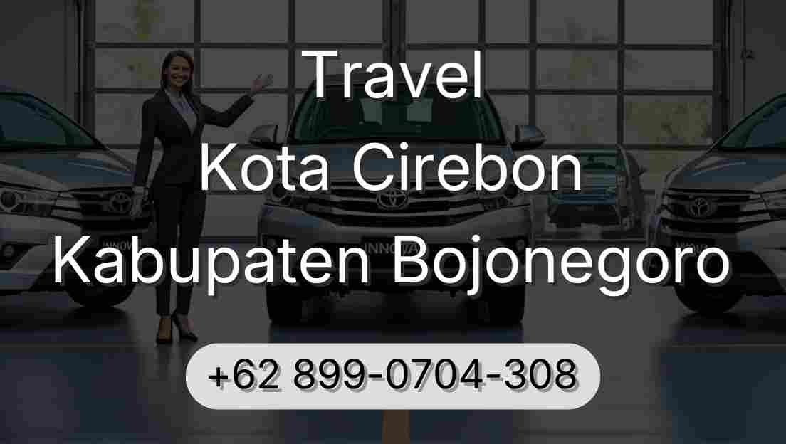Travel Kota Cirebon Kabupaten Bojonegoro