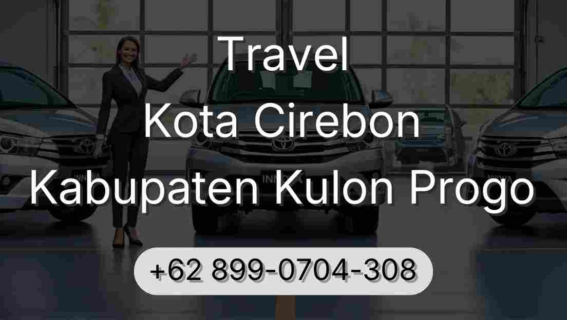 Travel Kota Cirebon Kabupaten Kulon Progo