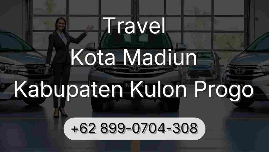 Travel Kota Madiun Kabupaten Kulon Progo